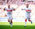 Bild: Tom Weller/dpa
Ermedin Demirovic (l.) zeigte bei Stuttgarts Sieg gegen Leverkusen eine starke Leistung.