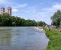 Bild: Sven Hoppe//dpa
In der Isar wurde ein Toter entdeckt. (Symbolbild)