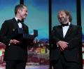 Bild: Scott A Garfitt/Invision/dpa
Elijah Wood hielt die Laudatio auf Peter Jackson.