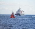 Bild: Europa Press Canarias/EUROPA PRESS/dpa
Die „Hondius“ hat den Hafen von Granadilla verlassen.