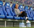 Bild: Christian Charisius/dpa
Münchens Teammanagerin Kathleen Krüger bei einem Testspiel in Hamburg 2018. (Archivbild)