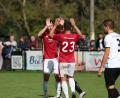 Bild: Dieter Jäschke
Der TSV Pleystein (rot) möchte erstmals seit über zehn Jahren wieder in die Kreisliga aufsteigen.