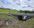 Bild: ga
Unter der Brücke wurde eine Trockenwetterrinne eingebaut