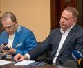Bild: Dan Bashakov/AP/dpa
Jermak war die rechte Hand von Präsident Wolodymyr Selenskyj. (Archivfoto)