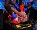 Bild: Brynn Anderson/AP/dpa
Jamal Musiala fiel nach seiner Verletzung bei der Club-WM lange aus. (Archivbild)