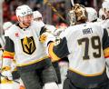 Bild: Mark J. Terrill/AP/dpa
Die Vegas Golden Knights und ihr Trainer erhielten Strafen, weil sie Medienvertreter nicht in ihre Kabine ließen. (Archivbild)