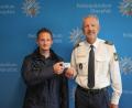 Bild: Polizeipräsidium Oberpfalz
Neuer Dienstausweis der Sicherheitswacht im Scheckkartenformat eingeführt.