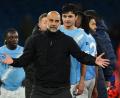 Bild: Martin Rickett/PA Wire/dpa
Pep Guardiola soll seine Spieler bereits über seinen Rücktritt informiert haben. (Archivbild)