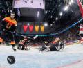 Bild: Claudio Thoma/KEYSTONE/dpa
Sechs Gegentore gegen die Schweiz muss die Eishockey-Nationalmannschaft am spielfreien Dienstag verdauen.