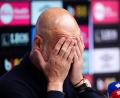 Bild: John Walton/PA Wire/dpa
Trainer Pep Guardiola äußerte sich nicht klar zu seiner Zukunft.