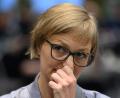 Bild: Hendrik Schmidt/dpa
Grünen-Chefin Franziska Brantner kritisiert das Vorgehen in der Debatte über eine Rentenreform. (Archivbild)