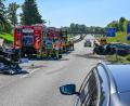 Bild: Markus Steinberger/ EinsatzReport24 /dpa
Die Polizei hat die A8 Richtung München nach einem schweren Verkehrsunfall mit einem Toten gesperrt. (Symbolbild)