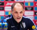 Bild: Bradley Collyer/PA Wire/dpa
Die englische Nationalmannschaft von Trainer Thomas Tuchel präsentierte die WM-Nominierung mit Unterstützung der Beatles.