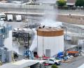 Bild: Jeff Gritchen/The Orange County Register/AP/dpa
Zehntausende Menschen sind in dem Einzugsgebiet evakuiert worden.