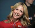 Bild: Malin Wunderlich/dpa
Michelle Hunziker hat nur noch wenig Kontakt zu ihrem früheren Kollegen Thomas Gottschalk. (Archivbild)