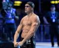 Bild: Jae C. Hong/AP/dpa
Kusch bejubelte seinen Sieg über 100 Meter Schmetterling mit einer Bodybuilder-Pose.