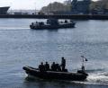 Bild: Marcus Brandt/dpa
Minentaucher der Bundeswehr in einem Schlachboot (Archivbild)