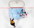 Bild: Andreas Becker/Keystone/dpa
Alexander Karachun brachte die deutsche Eishockey-Nationalmannschaft zum Vorrunden-Abschluss in Führung.