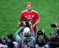 Bild: Sven Hoppe/dpa
Auch der beste Torjäger Europas: Bayerns Harry Kane. (Archivbild)