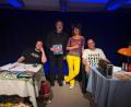 Bild: Cora Wein / OVIGO Theater
Das lustige Quartett, das gute Laune in der Regionalbibliothek in Weiden verbreitete.