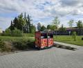 Bild: Lukas Fenzl
Jetzt stehen wieder zwei Altkleidercontainer auf dem Gelände der Feuerwehr Tirschenreuth .