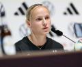 Bild: Daniel Löb/dpa
Franziska Kett fällt für die letzten Spiele in der WM-Qualifikation aus. (Archivbild)