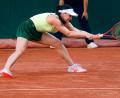 Bild: Frank Molter/dpa
Eva Lys streckt sich bei ihrem Zweitrundenmatch.