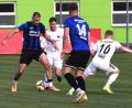 Bild: Gerhard Büttner
Jahi Sylejmani (links) traf zum 2:0 für die SpVgg SV Weiden. Am Ende siegte die Truppe von Michael Riester mit 5:0 gegen den FC Coburg.