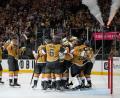 Bild: John Locher/AP/dpa
Die Vegas Golden Knights stehen in der NHL zum dritten Mal in den vergangenen neun Saisons in der Finalserie.