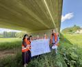 Bild: upl
Die Dendlträger sind hier gut zu sehen. Die komplette Brücke der Bundesstraße 85 über den Flembach bei Michelfeld muss abgerissen und neu gebaut werden.