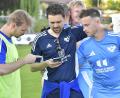 Bild: Hubert Ziegler
Die Spieler der DJK Ensdorf am Hoffen: Wie steht's beim SV Inter Bergsteig?