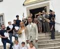 Bild: Verena Gleißner
Elena Weiß und Daniel Lauterbach am Tag ihrer Hochzeit in Leonberg.