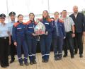 Bild: pi
Die Jugendfeuerwehr Wurz gewinnt den "NEW-JF-Cup". Das gratulieren Kreisjugendwartin Mirjam Schuller, Kreisbrandrat Marco Saller (von links) sowie Landrat Andreas Meier und Bürgermeister Wolfgang Bock (von rechts).