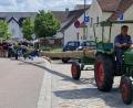 Bild: mab
Immer wieder eine Attraktion bei der Miesbergkirwa: der 30 Meter lange Kirwabaum.