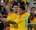 Bild: Fernando Vergara/AP/dpa
Bayern-Star Luis Diaz (l) zeigt gegen Costa Rica seine Qualitäten.