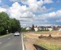 Bild: sei
Ab dem 8. Juni ist die Hüttener Straße bei Mantel gesperrt. Hier entsteht ein neuer Kreisverkehr für die Ortsumgehung.