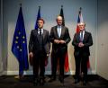 Bild: Kay Nietfeld/dpa
Frankreich, Deutschland und Großbritannien waren als E3 bei den Ukraine-Verhandlungen zuletzt nur an der Seitenlinie.