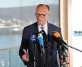 Bild: Kay Nietfeld/dpa
Laut Merz soll Deutschland 2035/36 erneut versuchen, einen Sitz im Sicherheitsrat zu bekommen.