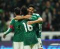 Bild: Moises Castillo/AP/dpa
Mexiko stimmte sich mit einem 5:1 über Serbien auf den WM-Start ein.