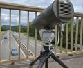 Bild: Harald Tittel/dpa
Die Monocam bei einem Test-Einsatz in Rheinland-Pfalz. (Archivbild)