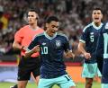 Bild: Federico Gambarini/dpa
Ist Teil eines WM-Werbeclips: Jamal Musiala. (Archivbild)