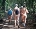 Bild: Philip Dulian/dpa
Auf Nackt-Wanderwegen können die Menschen nackig oder mit Klamotten spazieren gehen. (Archivbild)