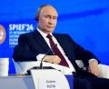 Bild: Alexander Zholobov/Pool Sputnik Kremlin/AP/dpa
Die Ukraine begehe derzeit „terroristische Verbrechen“, findet Kreml-Chef Wladimir Putin. (Archivbild)