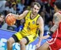 Bild: Andreas Gora/dpa
Alba und Nationalspieler Malte Delow gewannen das entscheidende Spiel.