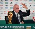 Bild: Eduardo Verdugo/AP/dpa
Gianni Infantino spricht über die Visaprobleme vor der WM.
