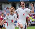 Bild: John Raoux/AP/dpa
Anthony Gordon (links) und Declan Rice treffen beide beim Sieg Englands im letzten Test vor der WM.