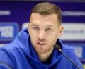 Bild: Armin Durgut/AP/dpa
Edin Dzeko ist der drittälteste Feldspieler bei der WM. (Archivbild)