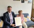 Bild: Braun
Margareta Hollweck feiert ihren 85. Geburtstag in Utzenhofen.