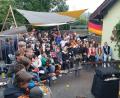 Bild: Thomas Zellerer
Schon vor zwei Jahren kam das Public Viewing bei der Pfadfinder-Heimkirwa in Sulzbach-Rosenberg gut an. Deshalb wird es auch heuer angeboten.