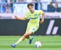 Bild: Uwe Anspach/dpa
Mit Elversberg in der Bundesliga: Maurice Krattenmacher (Archivbild).